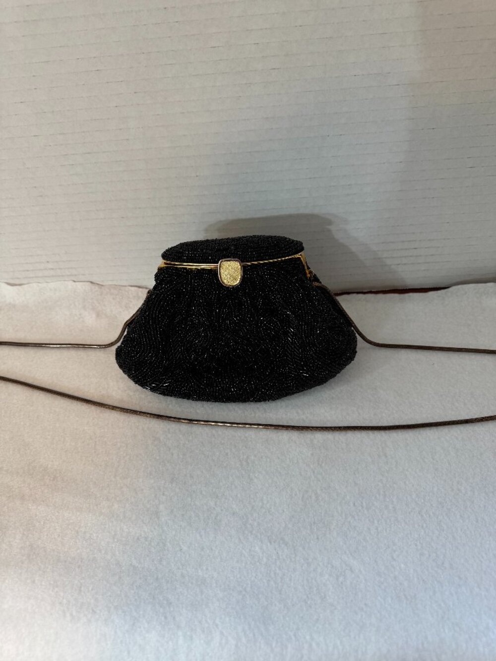 Beaded Evening/Wedding Bag, Black